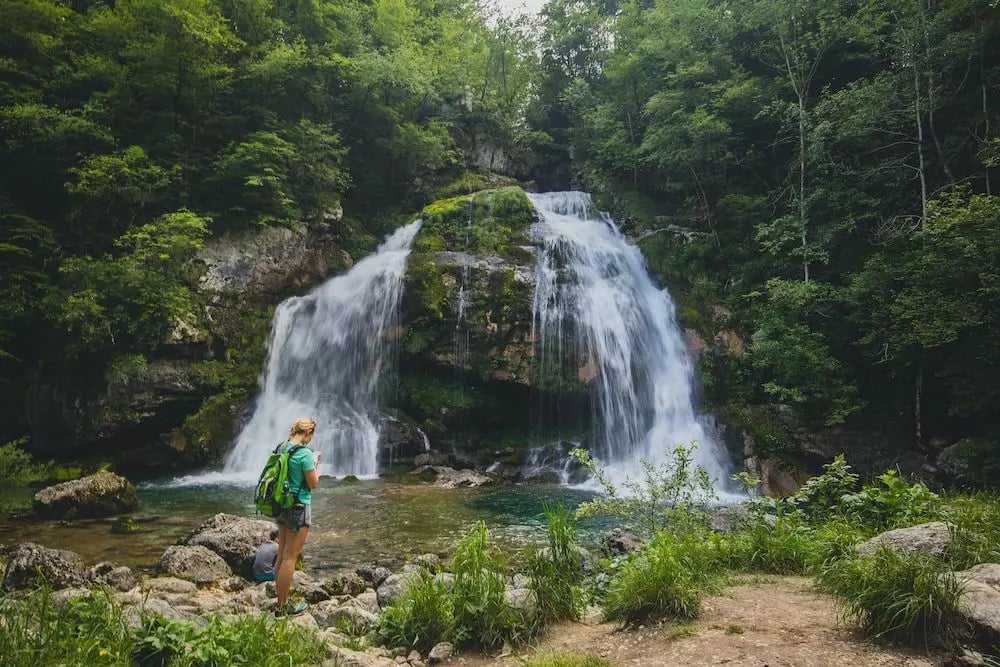 Virje Wasserfall, Bovec