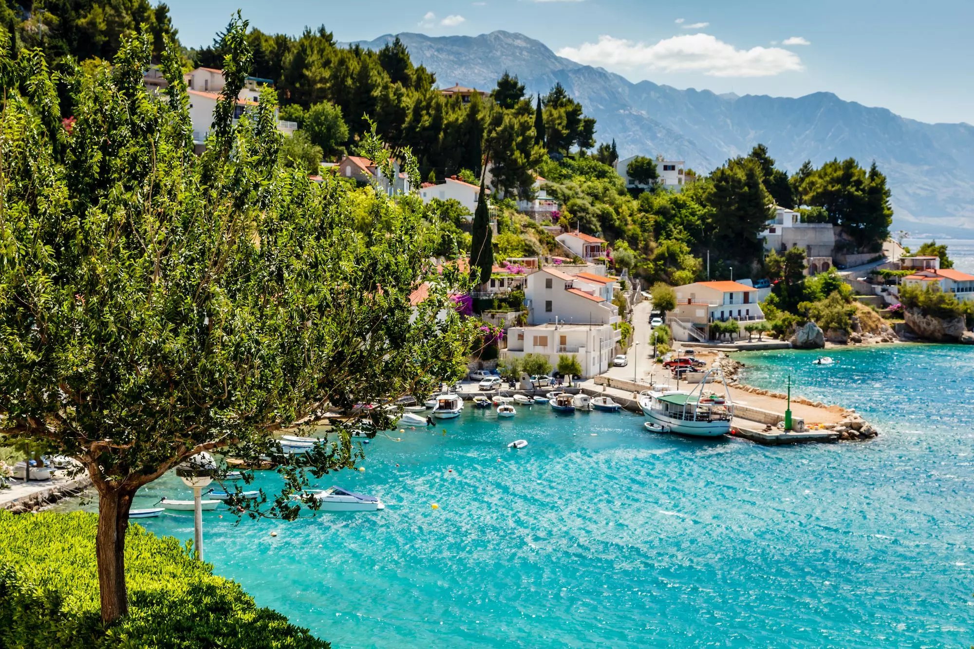 Split Top 10 strand -Térképpel és képekkel