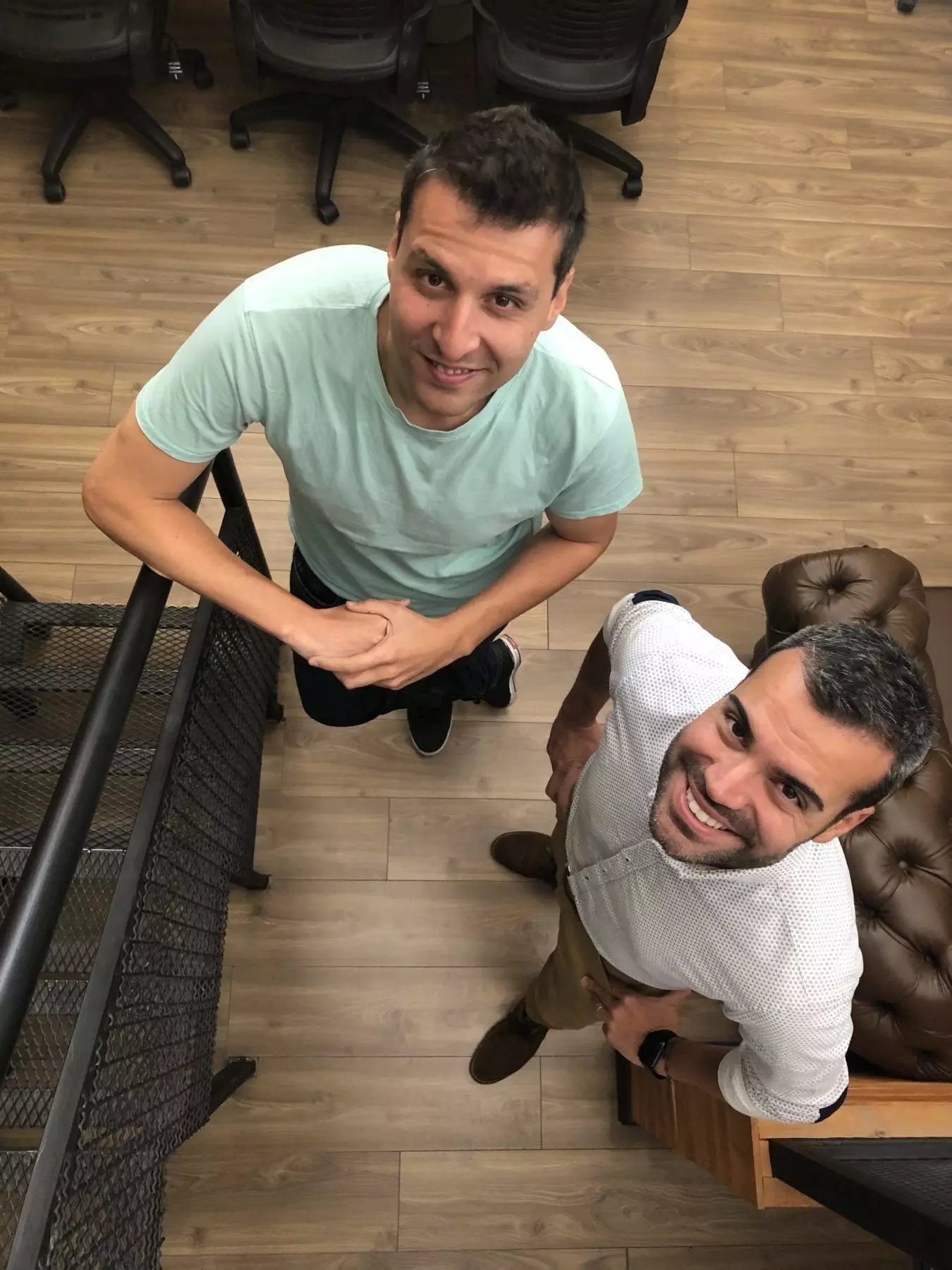 Peter (left) and Federico (right), founder and partner of YourColumbia