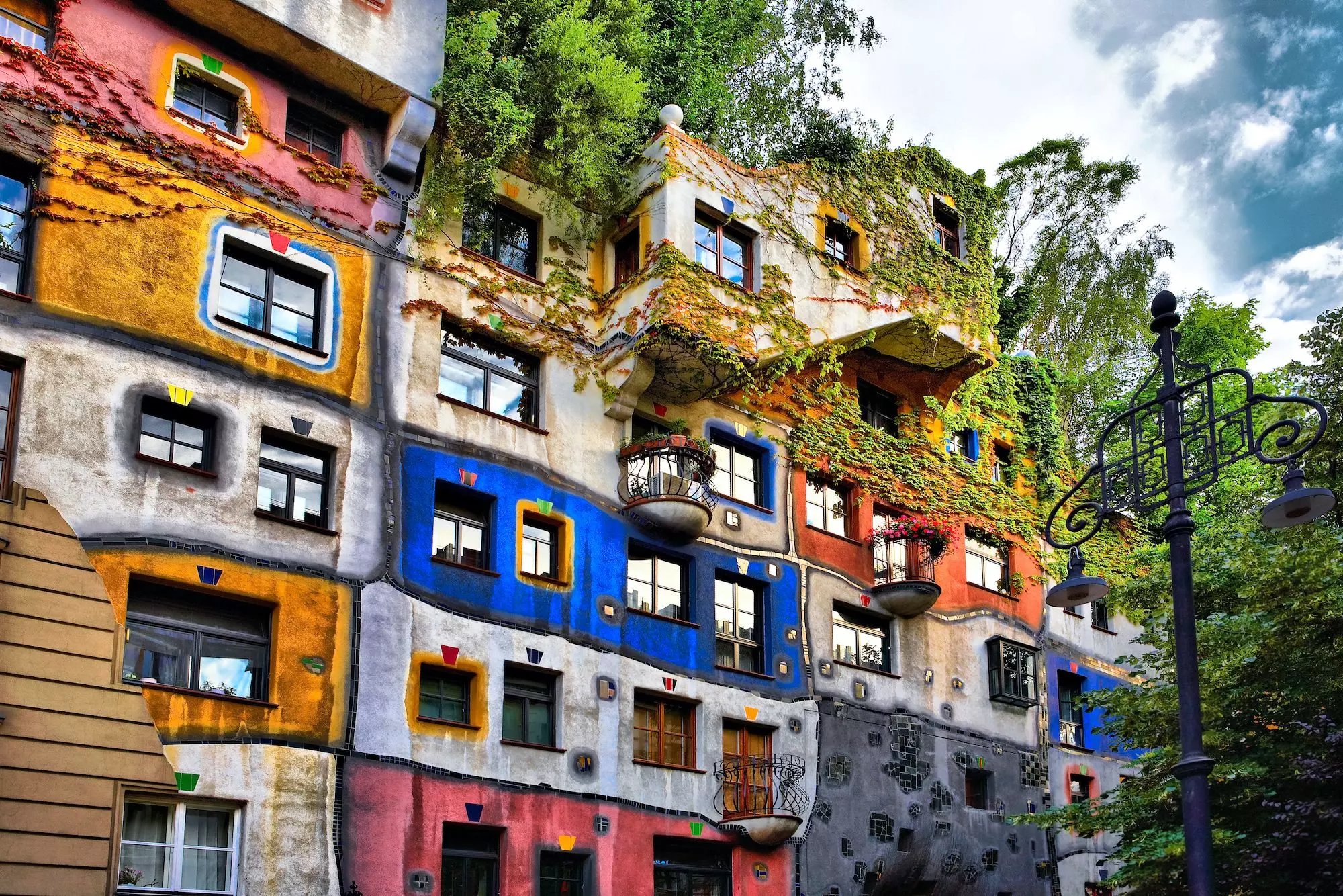 Bécs látnivalók - Hundertwasser ház