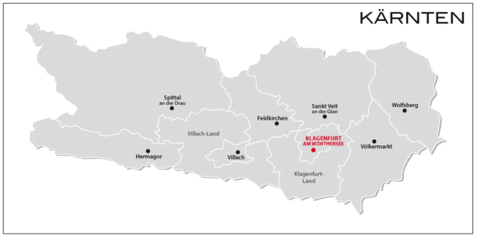 Karintia Kisokos 2023 - Térkép, városok és tudnivalók
