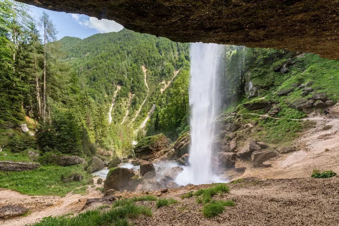 Pericnik waterfall near Bled