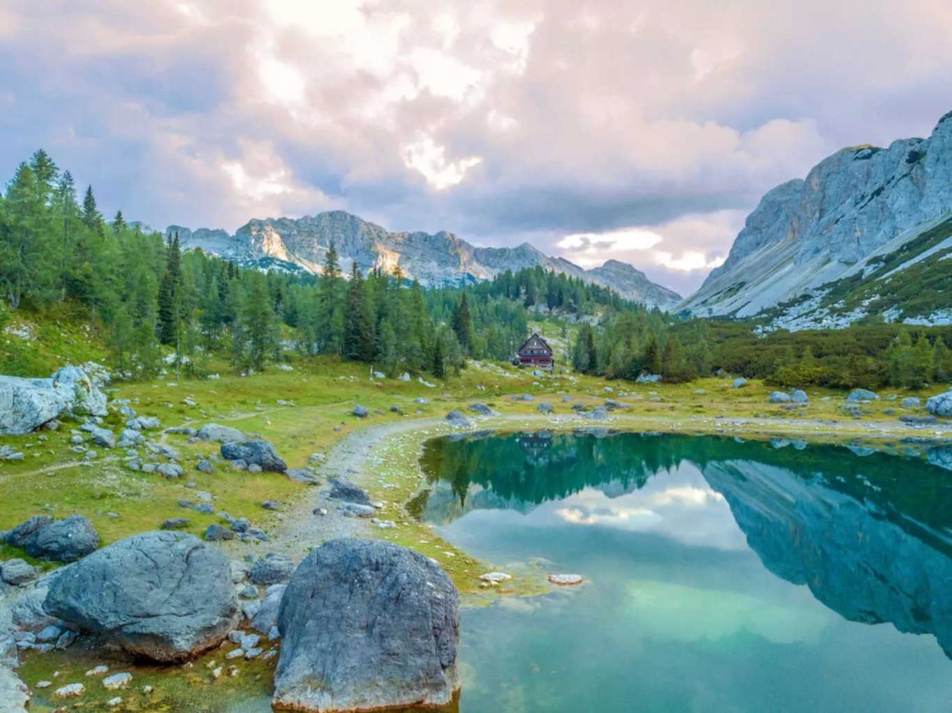 Double Lakes at Seven Lakes Valley - Triglav National Park