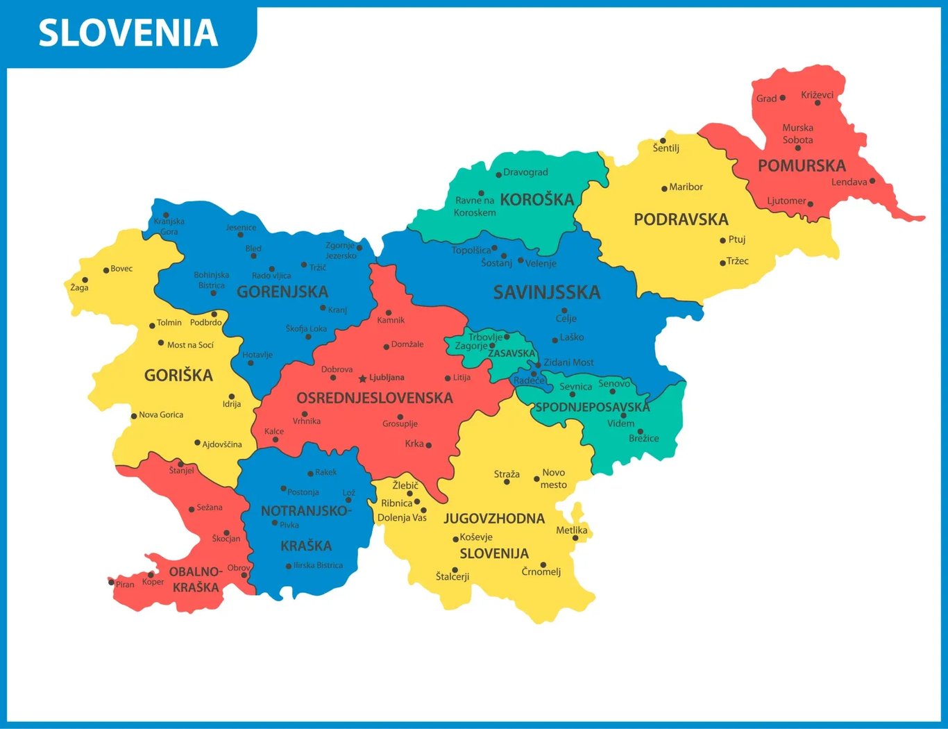 Gorenjska Region, Slovenia 2022 - Cities and Attractions