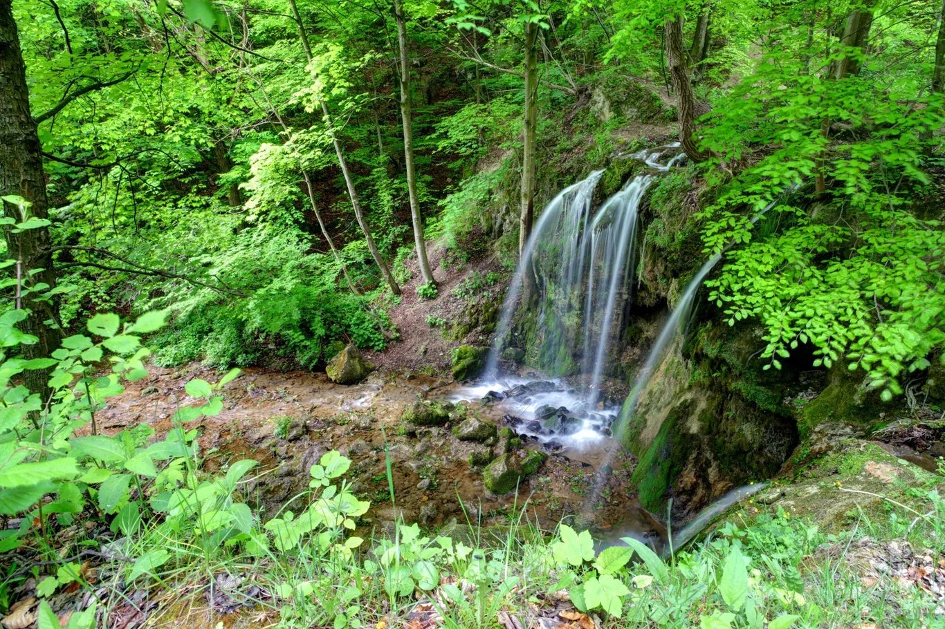 Háj Waterfalls (Hájske vodopády), Slovakia - Hiking route, GPS, details ...