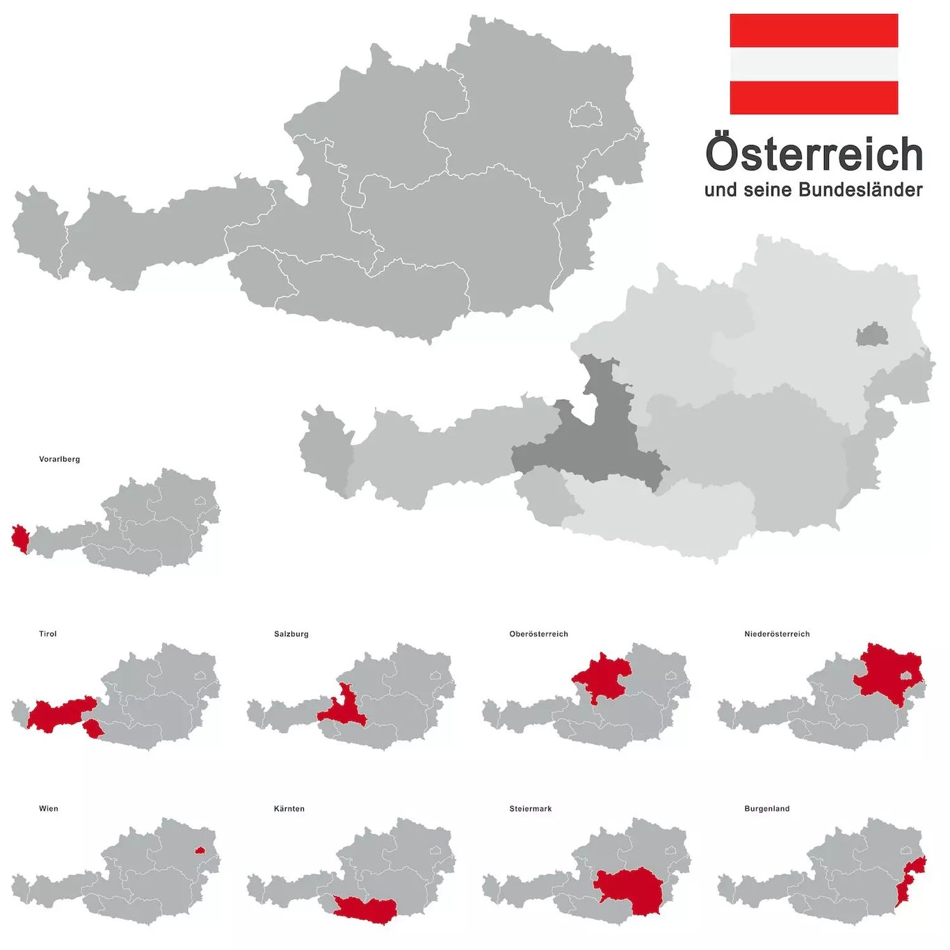 Ausztria tartományok
