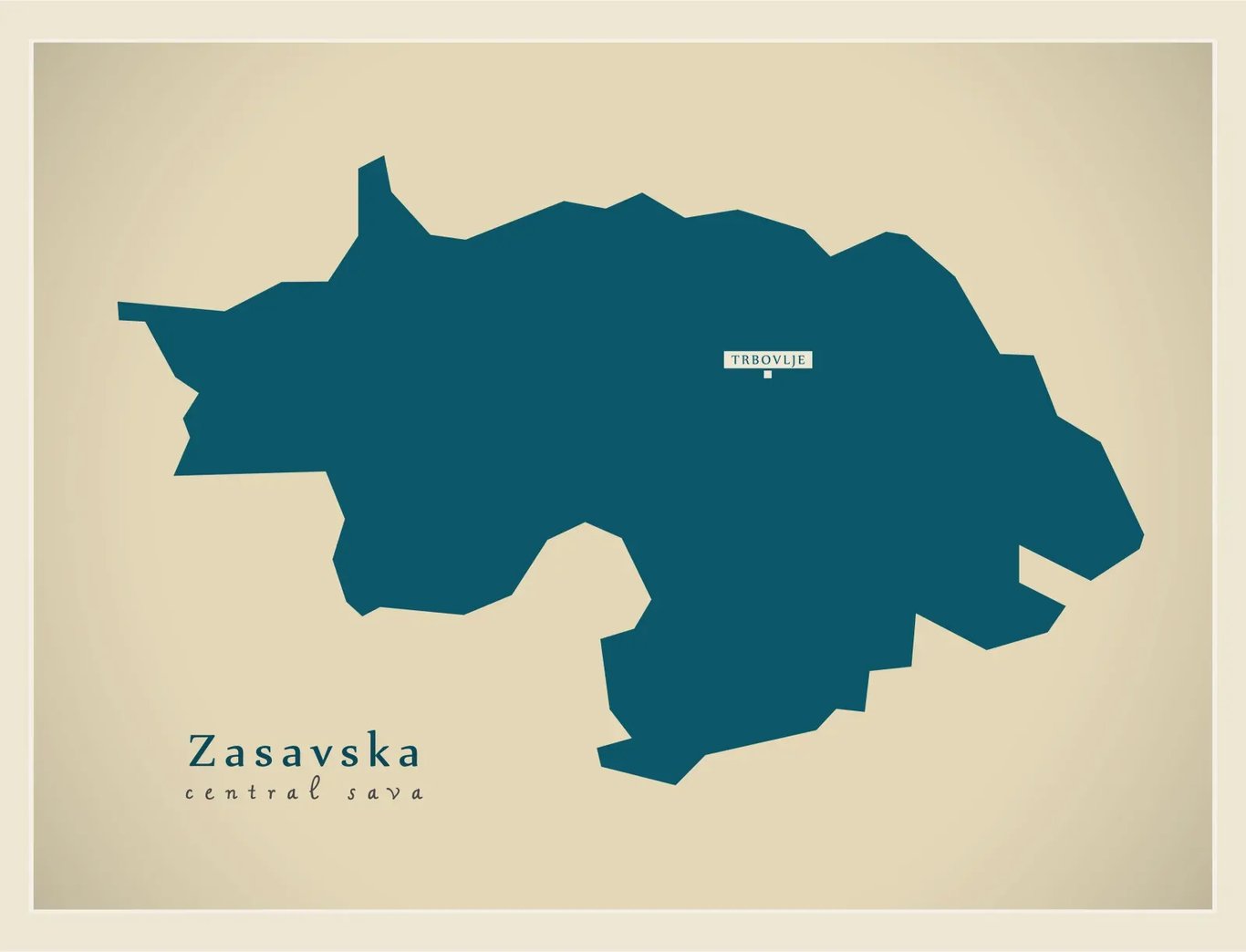 Zasavska régió, Szlovénia legkisebb régiója