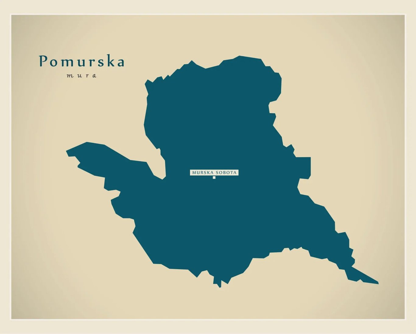 Pomurska régió a Mura mentén - Szlovénia