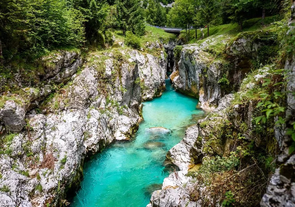 Velika Korita Soce - A Nagy Kanyon (Isonzó folyó, Soca)