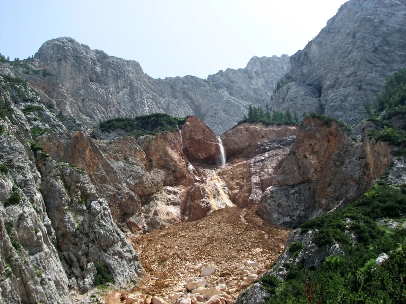 Cedca vízesés (Slap Čedca), Szlovénia eltűnt vízesése